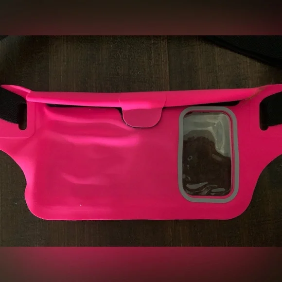 2-Hot Pink Adjustable Belt Bags - Picture 3 of 5